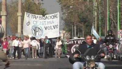 Argentinian protest supporting decision