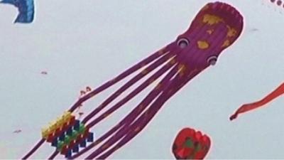 Kite in Weifang City