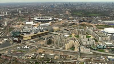 Olympic site in Newham, London