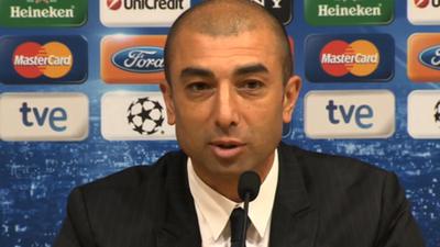 Chelsea manager Roberto di Matteo