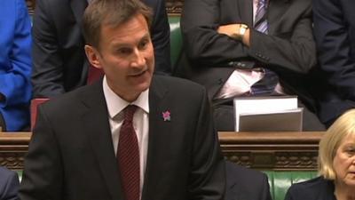 Culture Secretary Jeremy Hunt