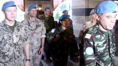 UN observers in Syria