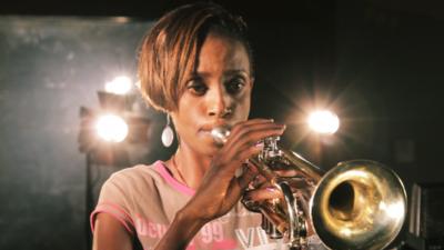 Kenyan afro-jazz trumpeter Christine Kamau