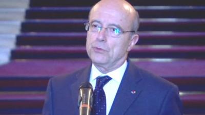 French foreign minister, Alain Juppe