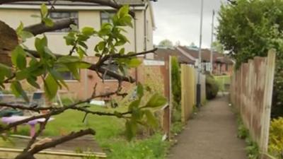 Tornado damage in Rugby