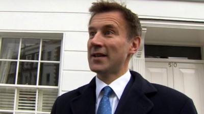 Culture Secretary Jeremy Hunt