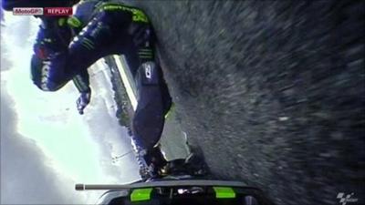 Cal Crutchlow crashes during Jerez qualifying