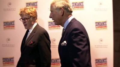 Robert Redford and Prince Charles at Sundance launch