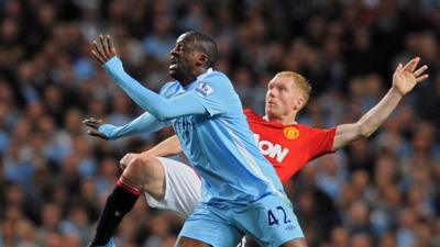 Yaya Toure in action for Manchester City