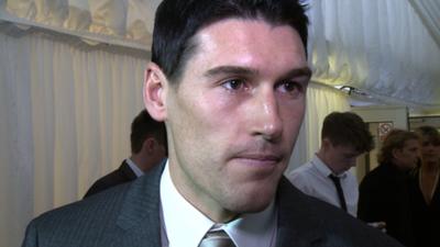 England midfielder Gareth Barry