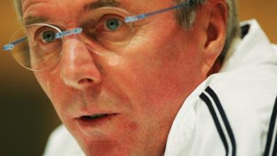 Former England manager Sven-Goran Eriksson