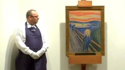 Norwegian expressionist Edvard Munch's 'The Scream'