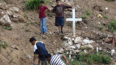 Cemetery in Honduras