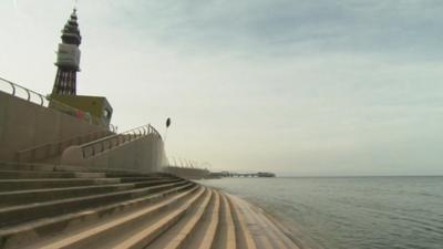 Watch Hayley's report from Blackpool beach