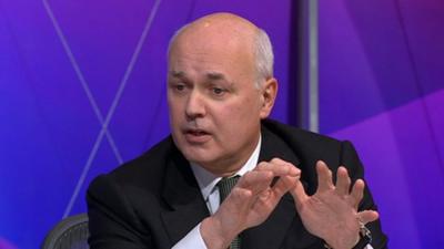 Iain Duncan Smith on Question Time