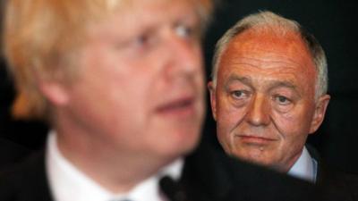 Boris Johnson and Ken Livingstone