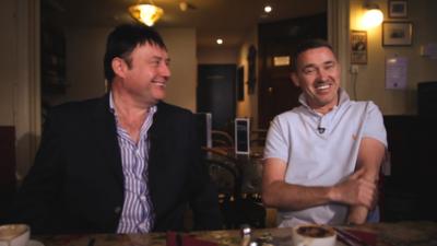 Jimmy White and Stephen Hendry