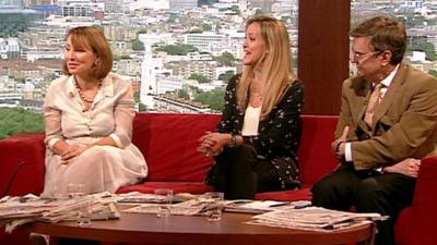 Sarah Sands, Clemency Burton Hill and Lord Oakeshott