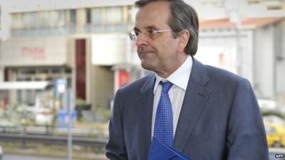 Antonis Samaras, New Democracy party leader