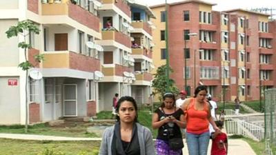 Residents in Ciudad Cariba