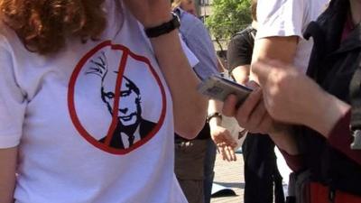 Activists' actions spoke for themselves.