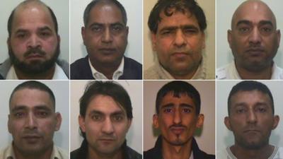 Defendants in Rochdale grooming trial