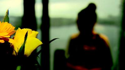 Silhouette of one of the victims of the Rochdale grooming ring