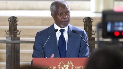 UN-Arab League envoy Kofi Annan