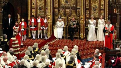 The state opening of Parliament