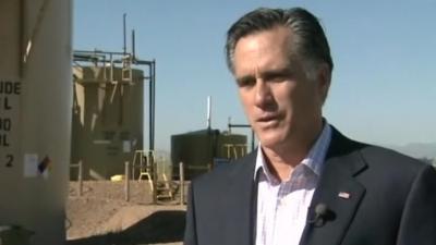 Mitt Romney is Fort Lupton, Colorado