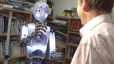 WATCH: A demonstration of how robot 'beaming' technology works