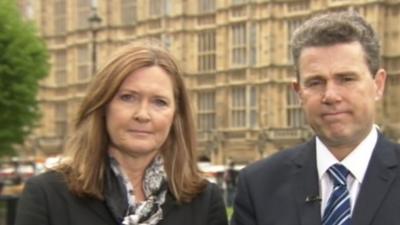 Julie Nesbit and Mark Serwotka