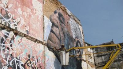 Wrinkles of the City by Jose Parla (Cuba) and JR (France)