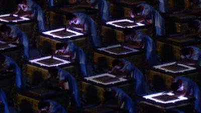 Drummers open 2008 Beijing Olympics