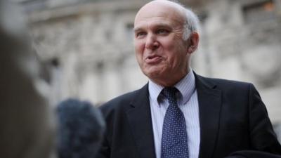 Business Secretary Vince Cable