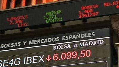 Stock exchange sign