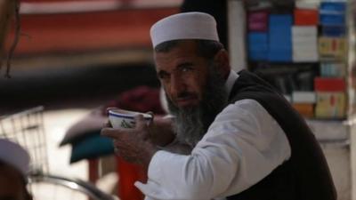 A man in Jalalabad, Afghanistan