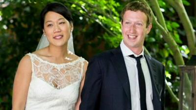 Priscilla Chan and Mark Zuckerberg marry