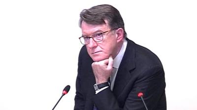 Former Cabinet Minister Lord Mandelson