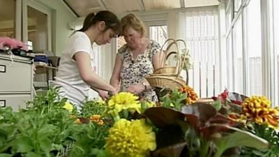 Paula with her foster mother Heather Clegg