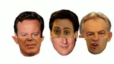 Political faces mixed up