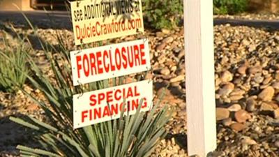 Foreclosure sign