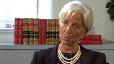 IMF managing director Christine Lagarde