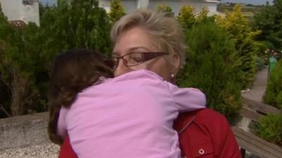 Greek mother with her child