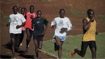 Kenyan runners
