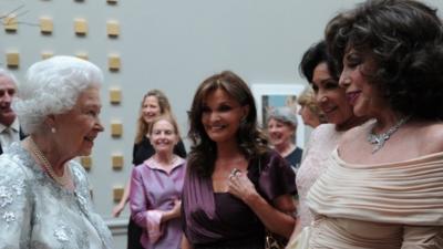 The Queen and Joan Collins