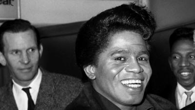 James Brown as young man