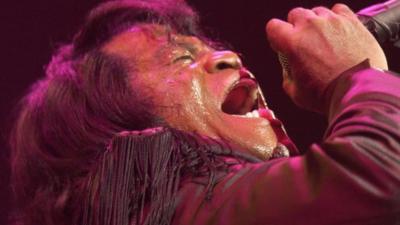 James Brown singing