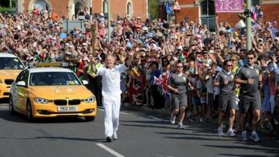 Torch Relay in Stroud
