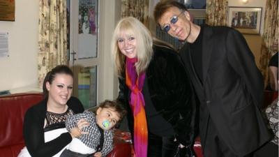 Robin Gibb at Rebecca House in 2008